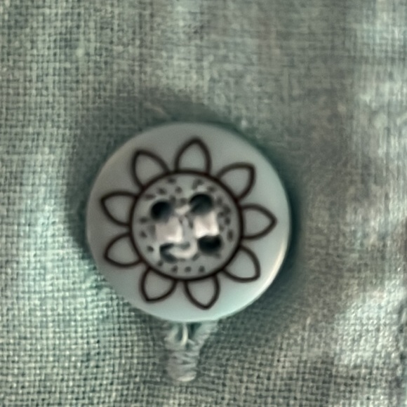 CA Sport vintage linen blend top S-M - Picture 6 of 10